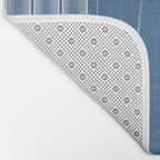 SpaceX Falcon Heavy Spacecraft NASA Rocket Blueprint in High Resolution (light blue) Bath Mat Gallery Image 2