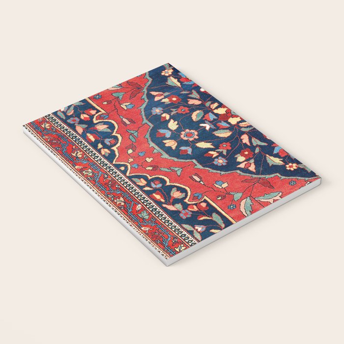Sarough Farahan Arak West Persian Rug Print Notebook Gallery Image 3