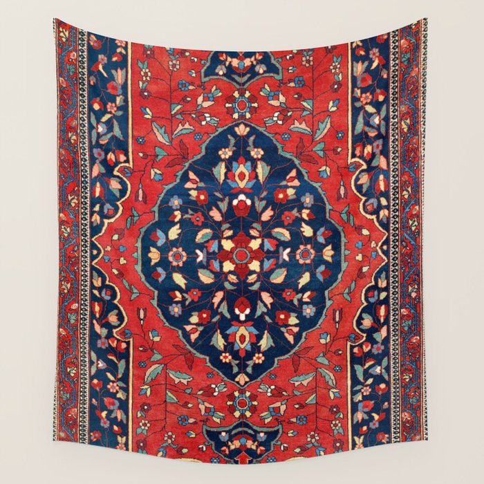 Sarough Farahan Arak West Persian Rug Print Wall Tapestry Gallery Image 4