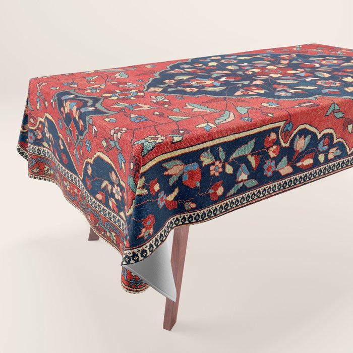 Sarough Farahan Arak West Persian Rug Print Tablecloth Gallery Image 1