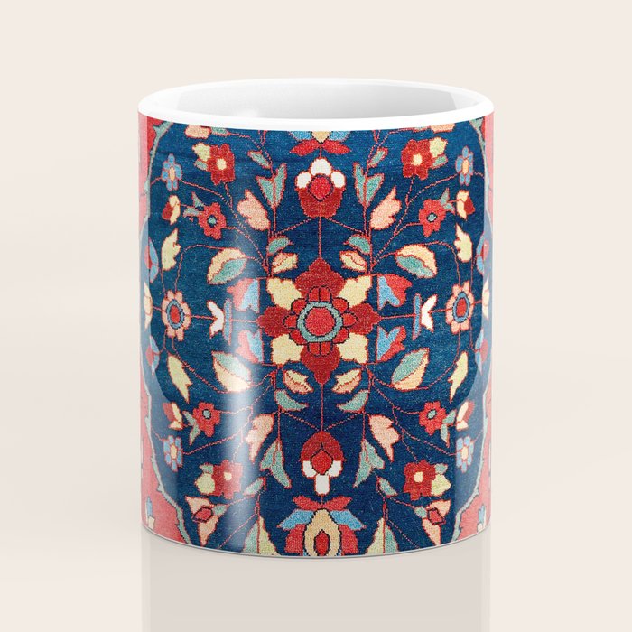 Sarough Farahan Arak West Persian Rug Print Coffee Mug Gallery Image 4