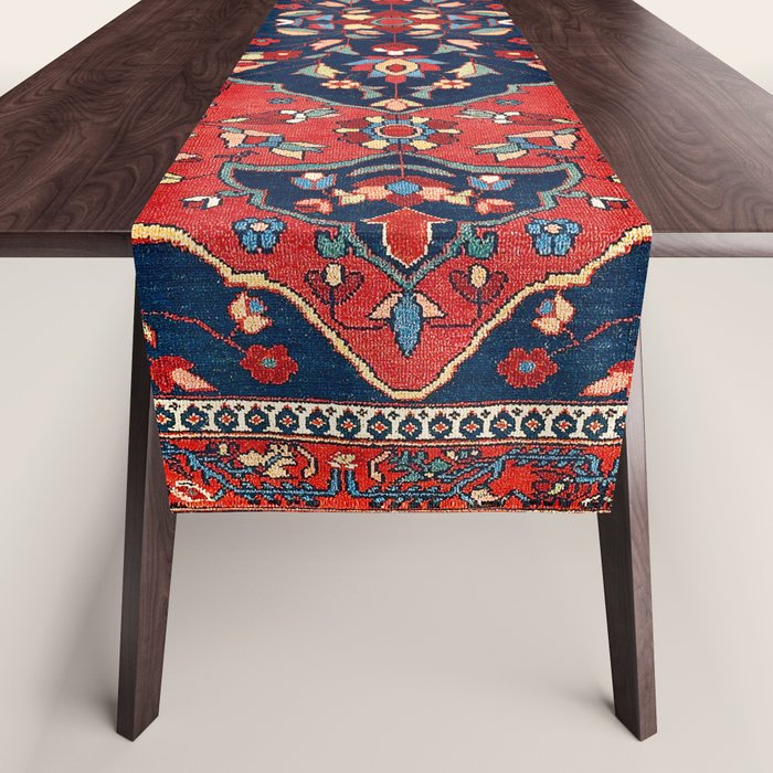 Sarough Farahan Arak West Persian Rug Print Table Runner Gallery Image 1