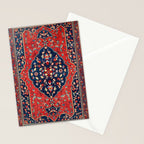 Sarough Farahan Arak West Persian Rug Print Stationery Card Gallery Image 2