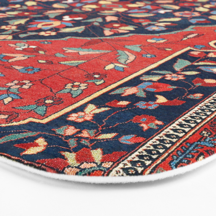 Sarough Farahan Arak West Persian Rug Print Bath Mat Gallery Image 3