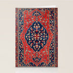 Sarough Farahan Arak West Persian Rug Print Stationery Card Gallery Image 2