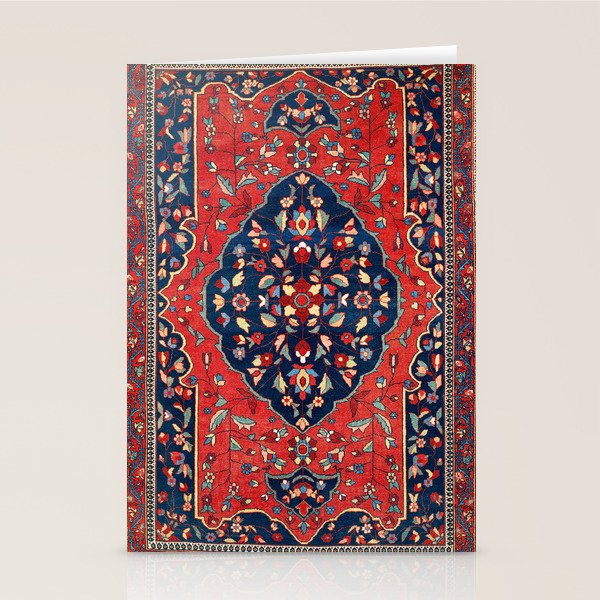 Sarough Farahan Arak West Persian Rug Print Stationery Card Gallery Image 2