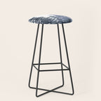 Blue Forest, Abstract Watercolor Stool Gallery Image 1