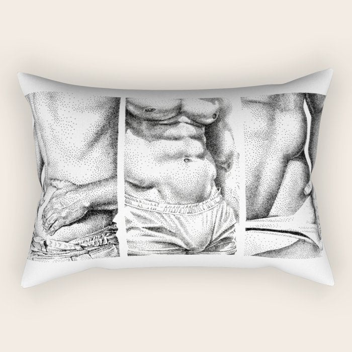 3 doods - NOODDOODs Rectangular Pillow Gallery Image 2