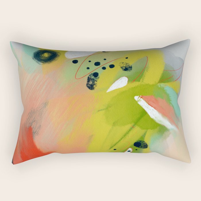 abstract spring colors 23 3 Rectangular Pillow Gallery Image 1