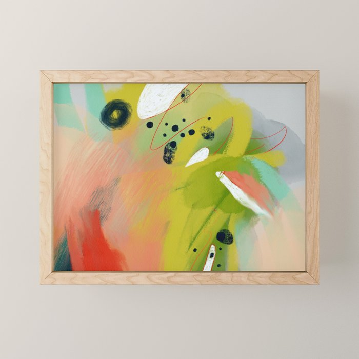 abstract spring colors 23 3 Mini Art Print Gallery Image 1