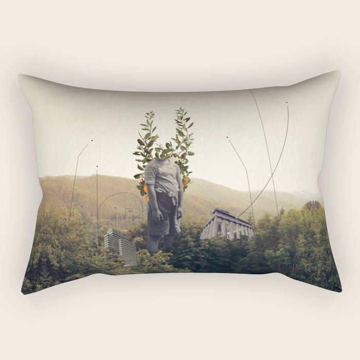 Forest Angel Rectangular Pillow Gallery Image 1