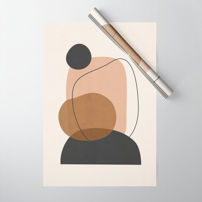 Minimal Abstract Art 12 Wrapping Paper Gallery Image 1