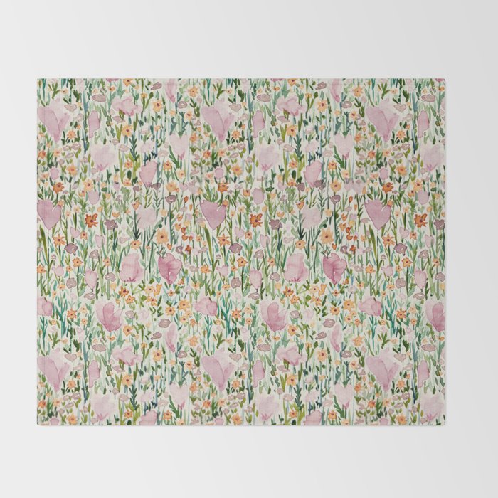 Spring Meadow Throw Blanket Gallery Image 2