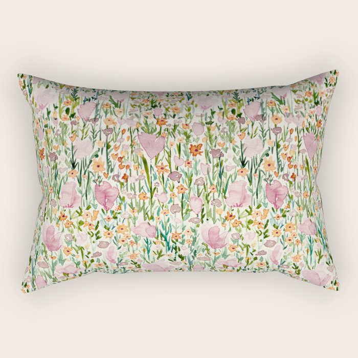 Spring Meadow Rectangular Pillow Gallery Image 1