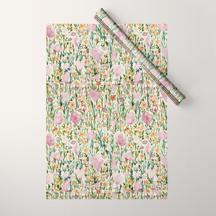 Spring Meadow Wrapping Paper Gallery Image 1