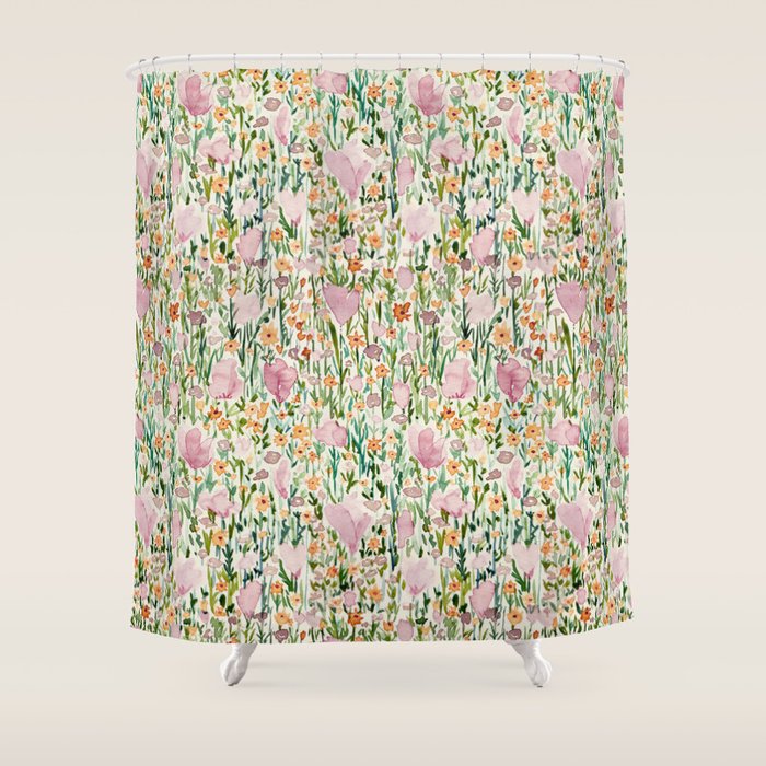 Spring Meadow Shower Curtain Gallery Image 1