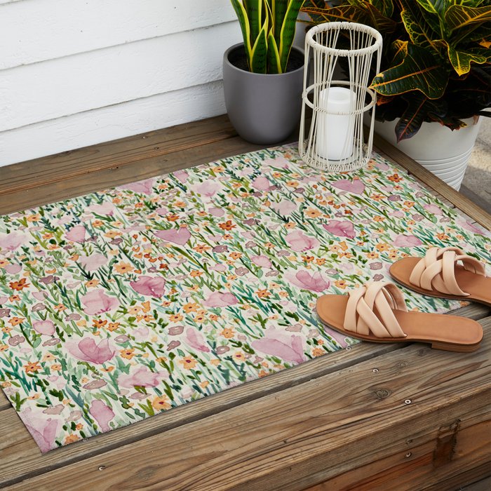 Spring Meadow Outdoor Rug Gallery Image 2