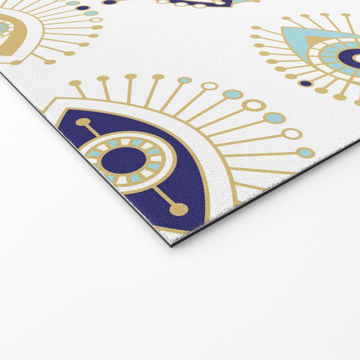 Evil Eye Collection on White Welcome Mat Gallery Image 2