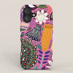 Summer Tropical Pattern Bird Flowers iPhone Case Gallery Image 1