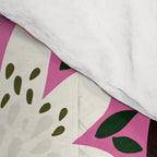 Summer Tropical Pattern Bird Flowers Comforter Gallery Image 4