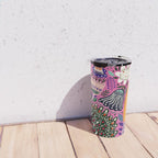 Summer Tropical Pattern Bird Flowers Travel Mug Gallery Image 4