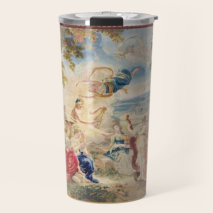 Antique Brussels Tapestry 18th Century The Wedding of Psyche  Travel Mug Gallery Image 1