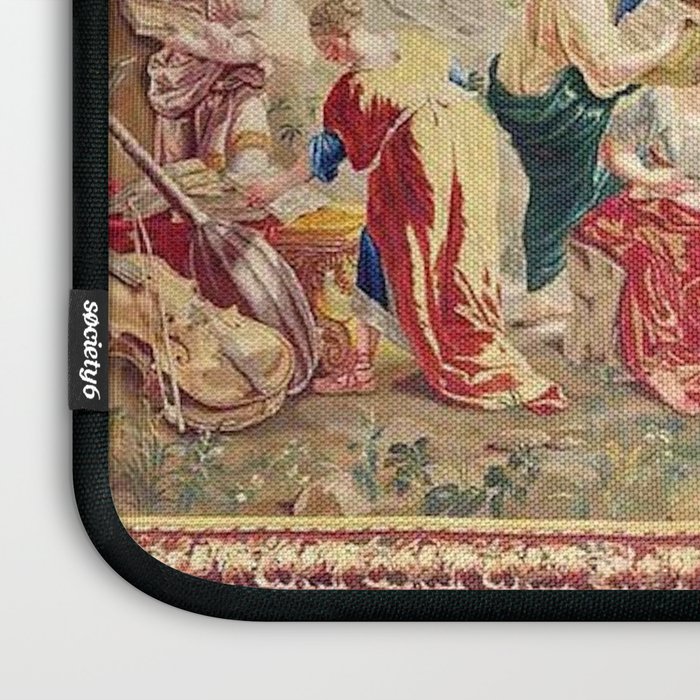 Antique Brussels Tapestry 18th Century The Wedding of Psyche  Laptop Sleeve Gallery Image 3