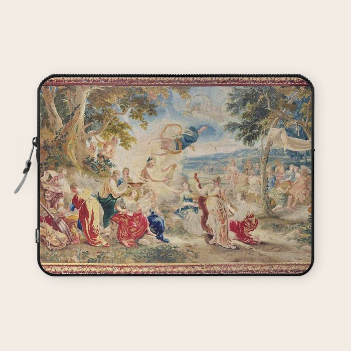 Antique Brussels Tapestry 18th Century The Wedding of Psyche  Laptop Sleeve Gallery Image 1