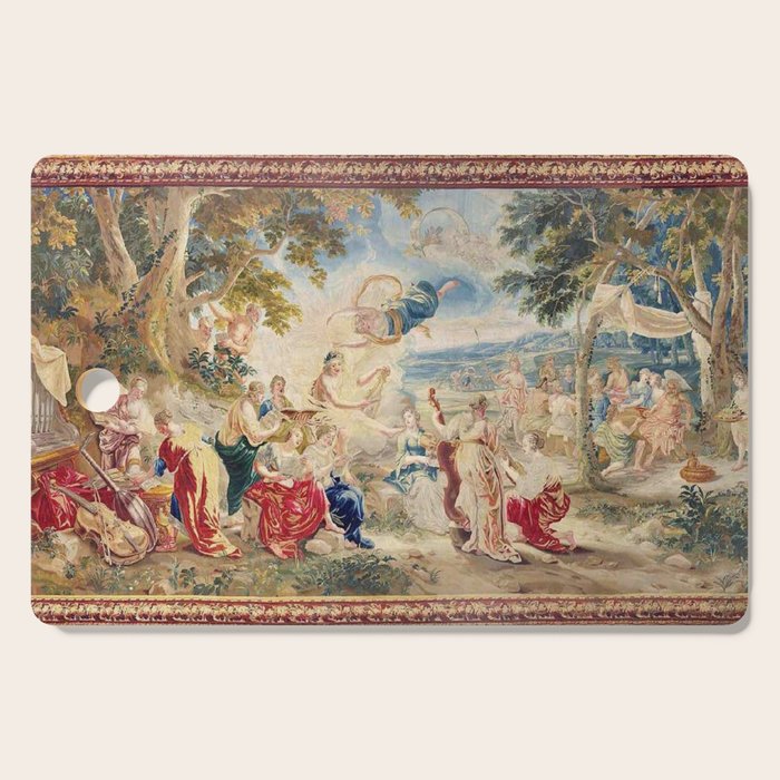 Antique Brussels Tapestry 18th Century The Wedding of Psyche  Cutting Board Gallery Image 1