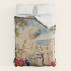 Antique Brussels Tapestry 18th Century The Wedding of Psyche  Comforter Gallery Image 6