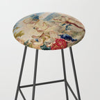 Antique Brussels Tapestry 18th Century The Wedding of Psyche  Stool Gallery Image 2