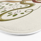 Snakes by Albertus Seba Bath Mat Gallery Image 3