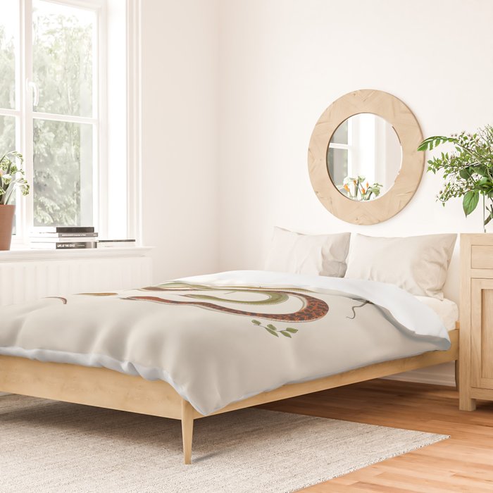 Snakes by Albertus Seba Duvet Cover Gallery Image 2