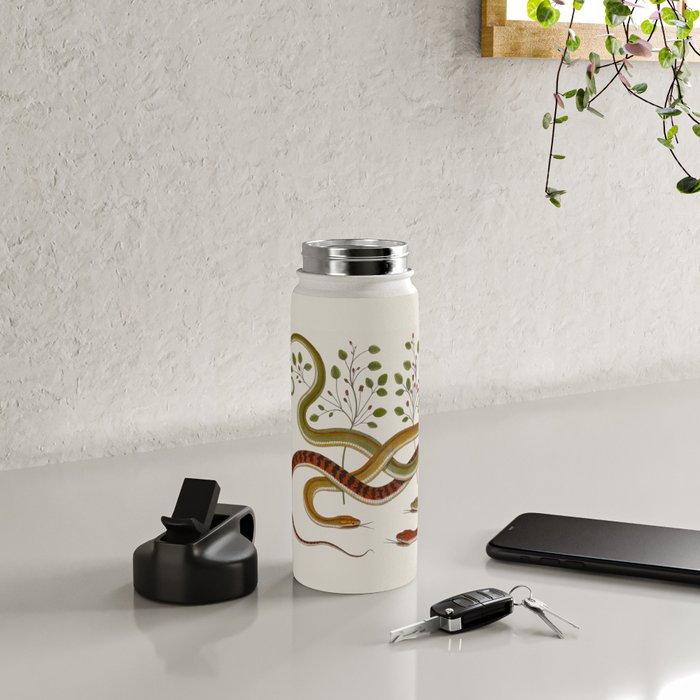 Snakes by Albertus Seba Water Bottle Gallery Image 4