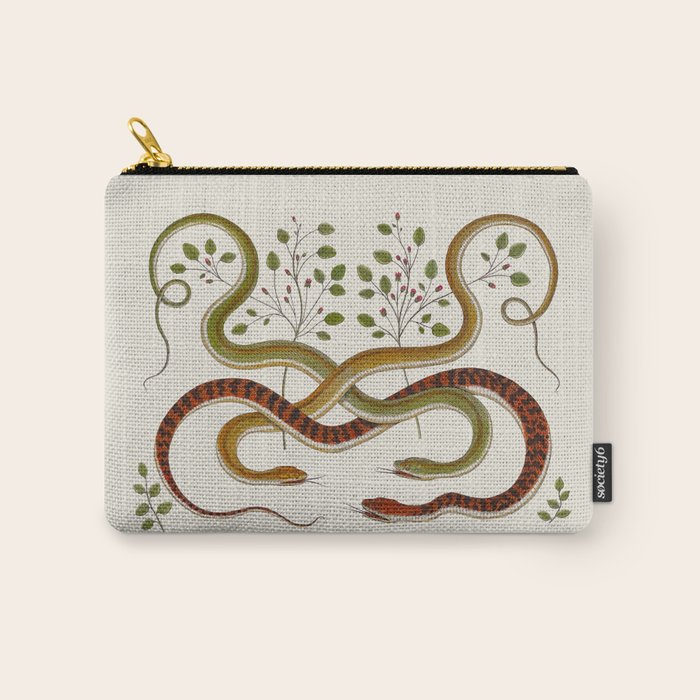 Snakes by Albertus Seba Carry All Pouch Gallery Image 1