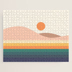 Retro Landscape 06B Jigsaw Puzzle Gallery Image 1