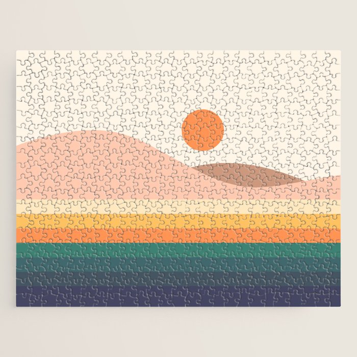 Retro Landscape 06B Jigsaw Puzzle Gallery Image 1