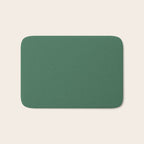 Green Solid Modern Retro Color Bath Mat Gallery Image 1