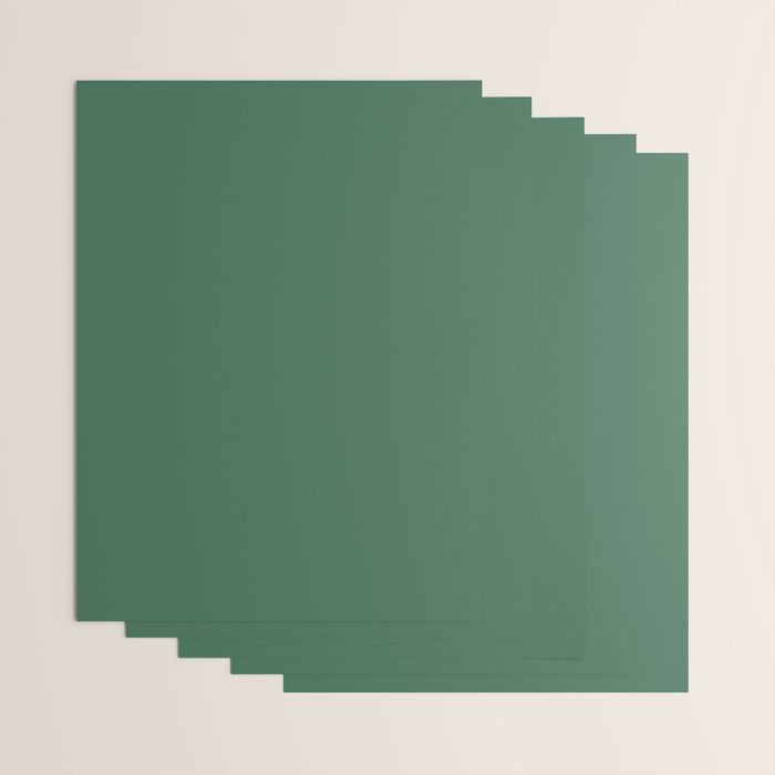 Green Solid Modern Retro Color Wrapping Paper Gallery Image 3