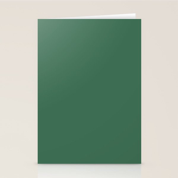 Green Solid Modern Retro Color Stationery Card Gallery Image 1