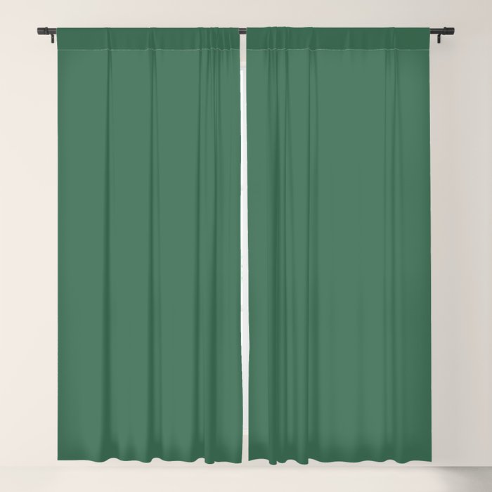 Green Solid Modern Retro Color Window Curtain Gallery Image 1