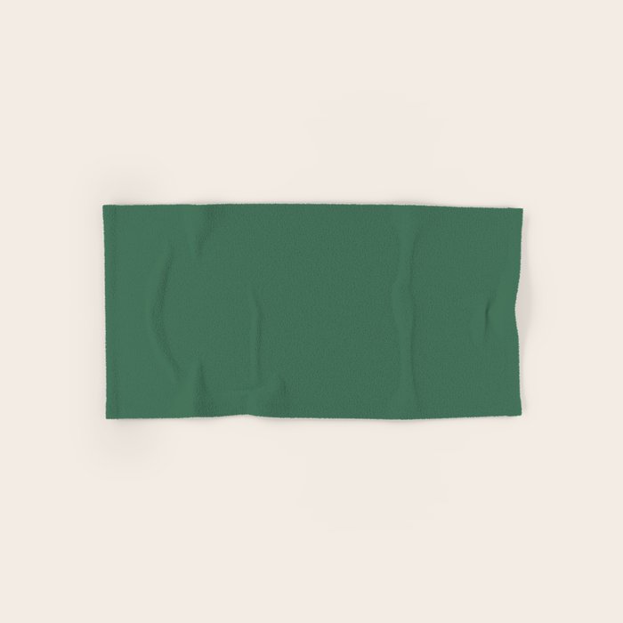Green Solid Modern Retro Color Bath Towel Gallery Image 1