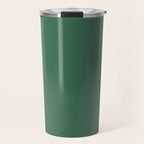 Green Solid Modern Retro Color Travel Mug Gallery Image 1