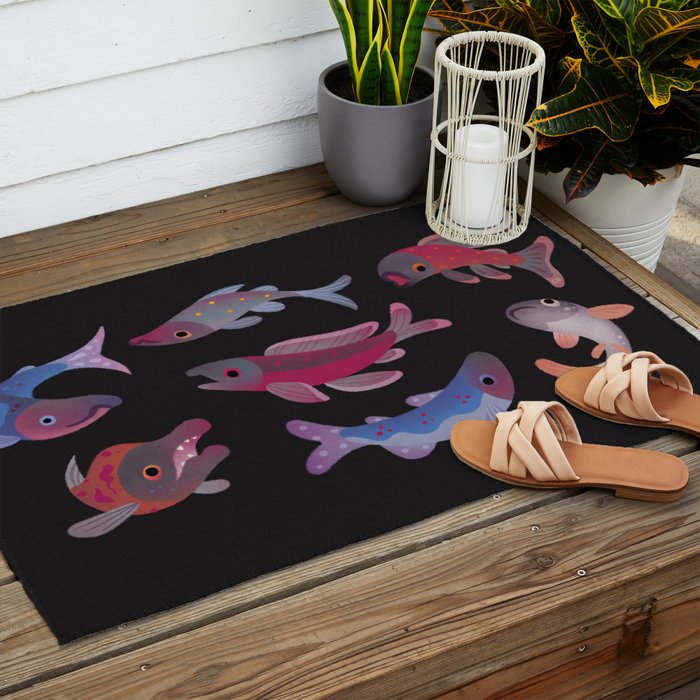 Salmon - dark Outdoor Rug Gallery Image 2