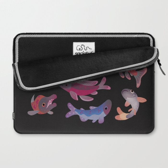 Salmon - dark Laptop Sleeve Gallery Image 2