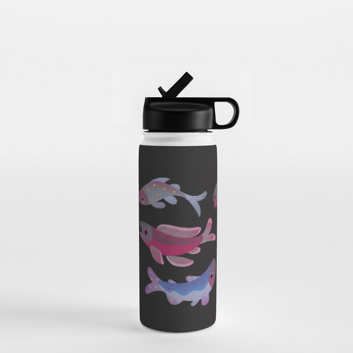 Salmon - dark Water Bottle Gallery Image 1