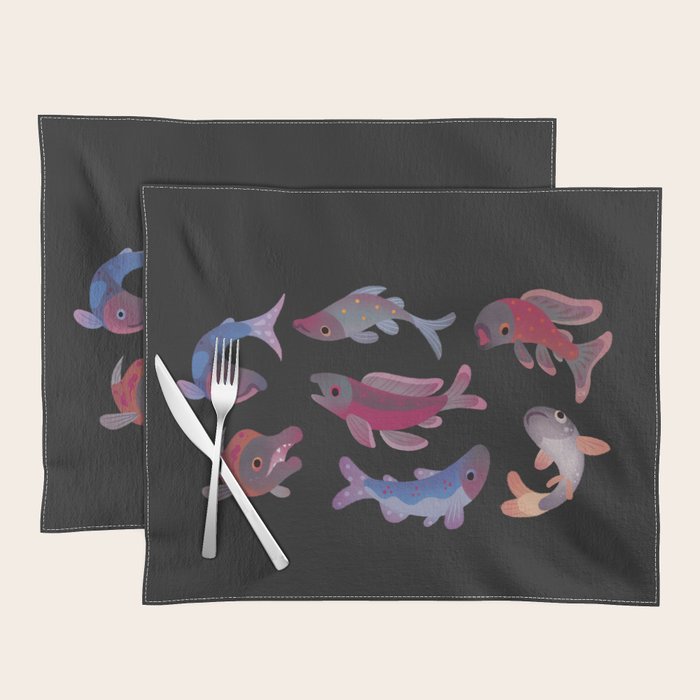 Salmon - dark Placemat Gallery Image 1