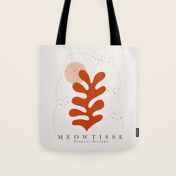 Meowtisse Tote Bag Gallery Image 1
