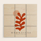 Meowtisse Wood Wall Art Gallery Image 1