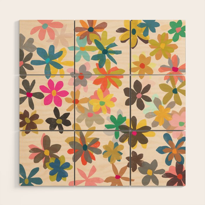 wildflowers 14 Wood Wall Art Gallery Image 1